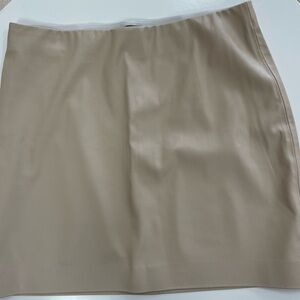Shinestar Beige Mini Skirt